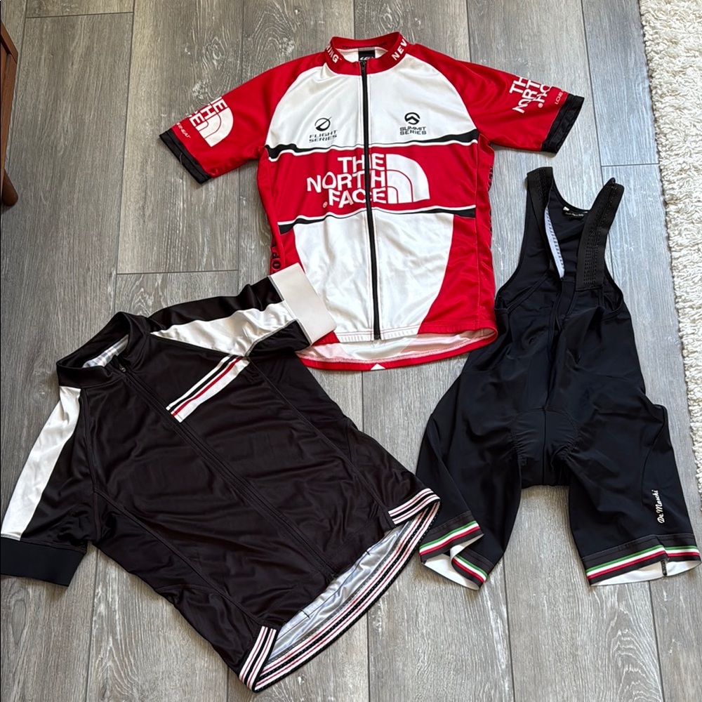 Red and Black Cycling Set